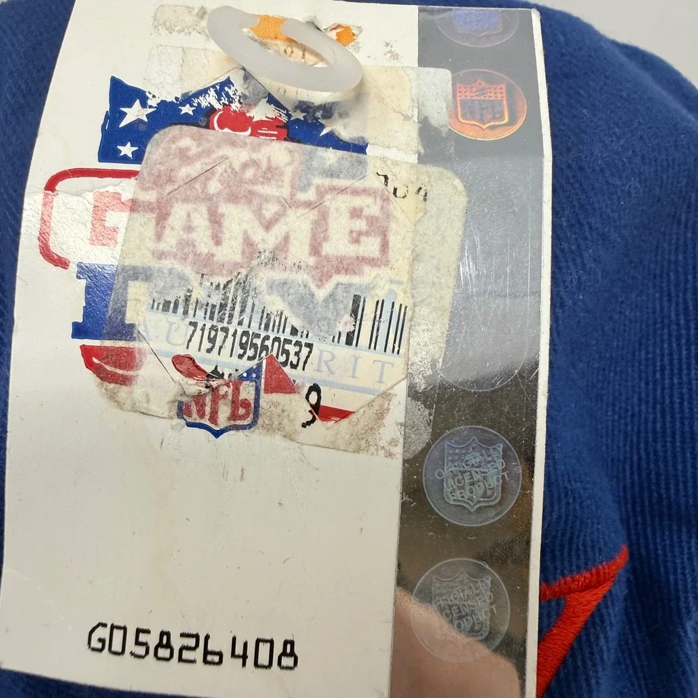 VTG NNFL Game Day New York Giants Hat Blue Adjustable Strapback Cap NWT